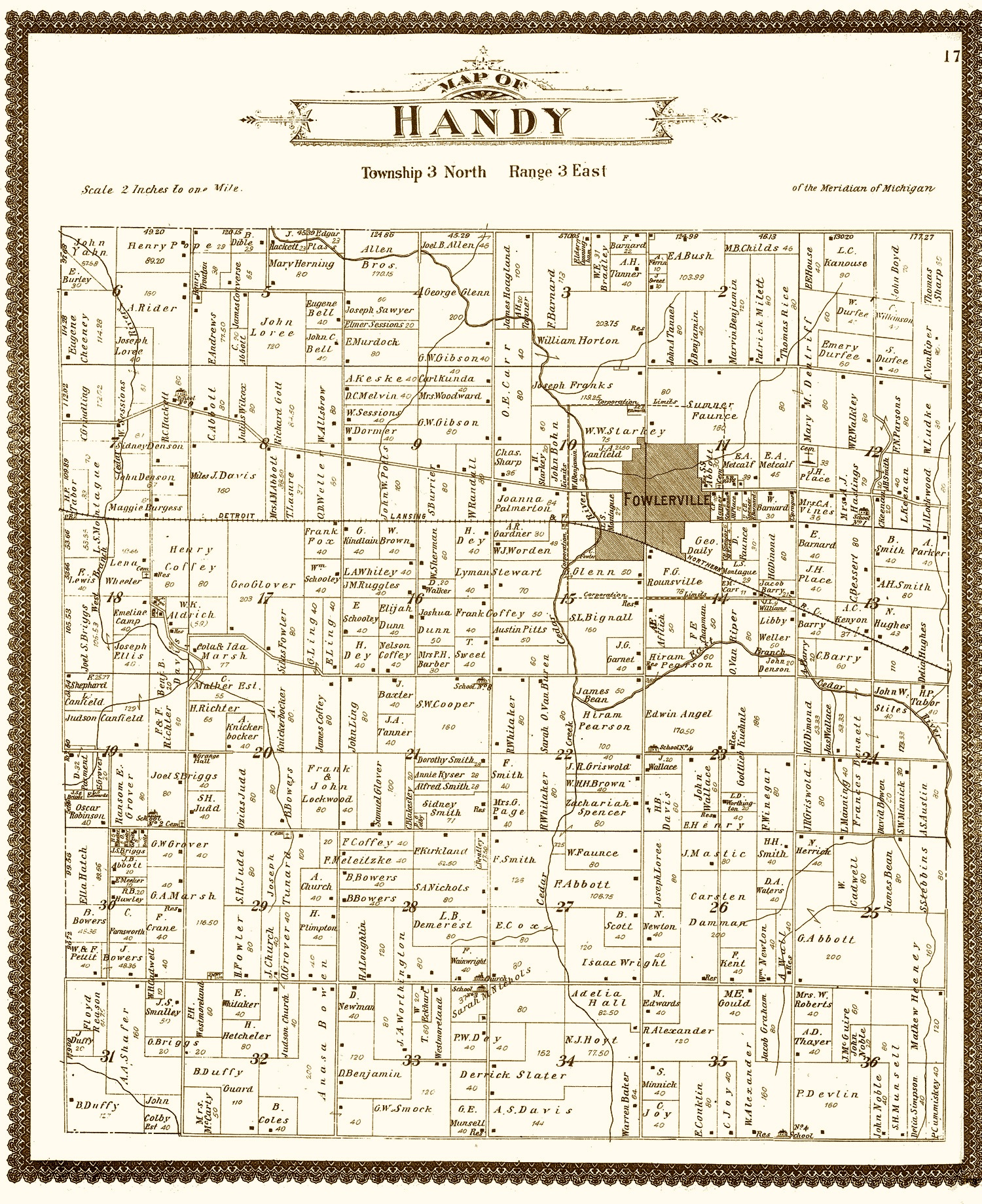 1895 Handy Township Fowlerville, Michigan