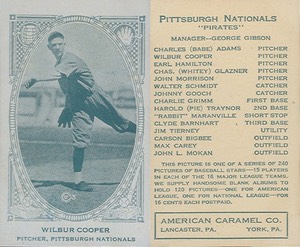 1922 E120 American Caramel Card