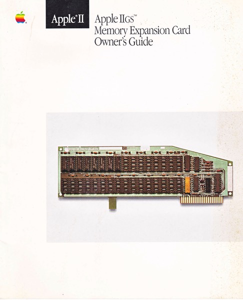 Apple IIGS Memory Expansion Card - Owner's Guide