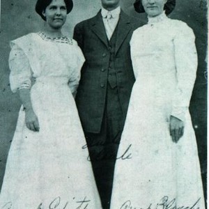Edith & Cora Grim, Claude Schultz