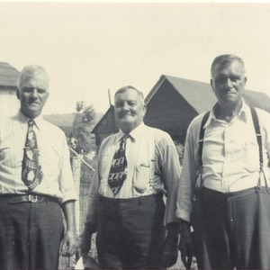 Charles, John, & Chris Grimm Aug. 1947