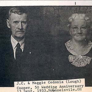 Cooper, Jesse & Maggie Cedonia, 50th anniv