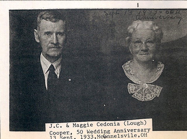 Cooper, Jesse & Maggie Cedonia, 50th anniv