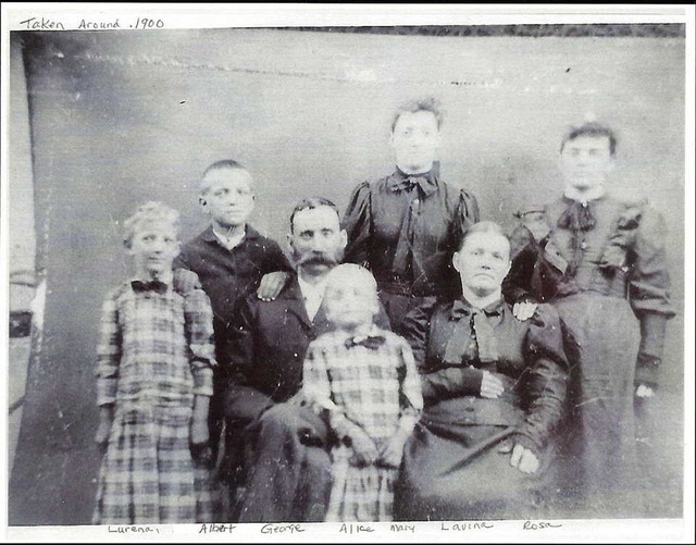 Darnell, George Henry & Lavina Kendall family 1900
