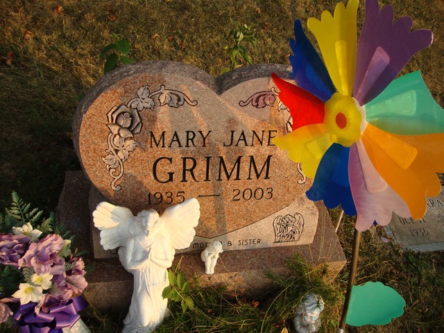 Grimm, Mary Jane, grave