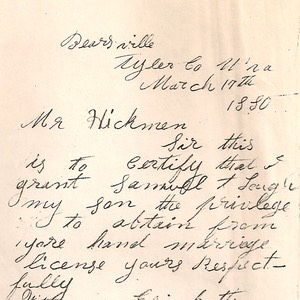 Lough, Samuel T permission