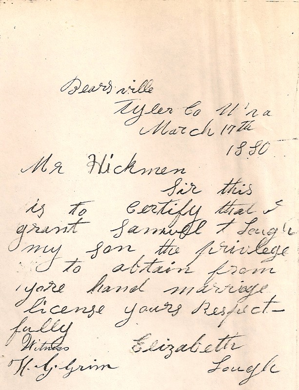 Lough, Samuel T permission