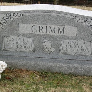 Russell B. & Opal A. (Putnam) Grimm