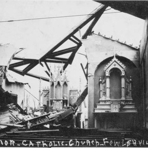 Cyclone, Catholic Church, Interior