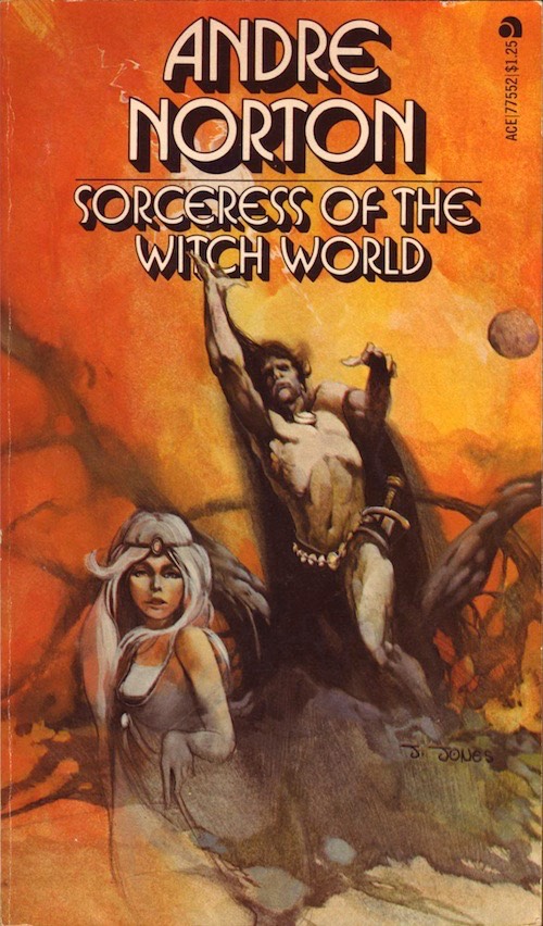 Sorceress of the Witch World, US, 1976 pb | Andre Norton Books | Mike Grimm